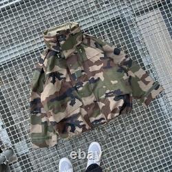 French Army CCE Camouflage Parka Jacket Military Surplus, Waterproof, Adjustab