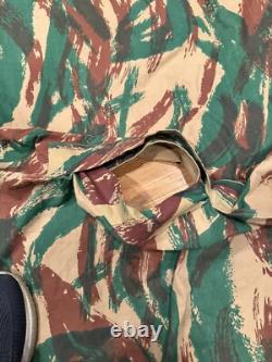 French Lizard Camo Poncho Shelter Tent Indochina Army France Military Zeltbahn