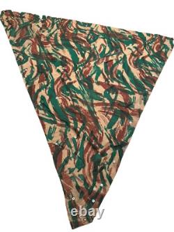 French Lizard Camo Poncho Shelter Tent Indochina Army France Military Zeltbahn