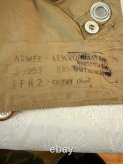 French Lizard Camo Poncho Shelter Tent Indochina Army France Military Zeltbahn
