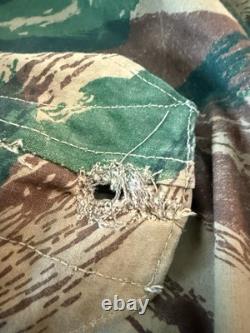French Lizard Camo Poncho Shelter Tent Indochina Army France Military Zeltbahn