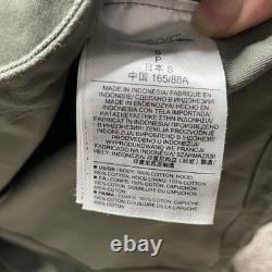 Gap Military Surplus Parka Coat Mens Small Army Green Zip Fleece Lined Coat NWT