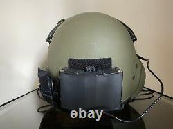 Gentex SPH-4B Military Helicopter Pilots Helmet With ANVIS Mount and replica NVG