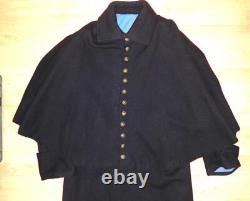 Gents Military US Army Officers Uniform Caped Over Coat 46 Chest