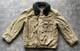 Genuine 1970s Hungarian Army Military Jacket Coat Collared Flight Liner Vintage