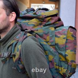 Genuine Belgian Army Military Large Rucksack Backpack Bergen M97 Camo Jigsaw