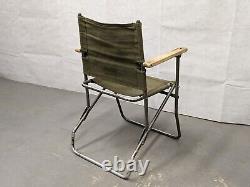 Genuine British Army Military MOD Folding Canvas Chair Land Rover