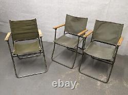 Genuine British Army Military MOD Folding Canvas Chair Land Rover