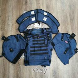 Genuine British Military Blue Civilian Mk 111 Body Armour Cover Vest 190/120 CM