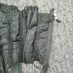 Genuine British Military Raf Fighter Pilot Beaufort Anti-g Trousers Ex Large