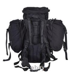 Genuine Dutch Army Backpack Black 40+20L Modular Aluminium Frame
