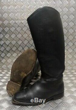 Genuine Ex-British Military Regent Mounted Regiment Leather Riding Boots Faulty