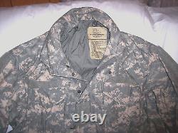 Genuine Military BDU Jacket XL Long Golden Mfg M65 Army Digital Jacket + Liner