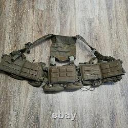 Genuine Military Blackhawk Yolk Harness Padded Waist Belt With Pouches 41 Waist