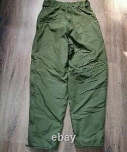 Genuine Military Buffalo Dp System Special 6 Trousers Waist Size 32 Inch Olive