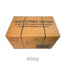 Genuine Military First Strike Ration (24 hour MRE) FSR Inspection 2027 Case