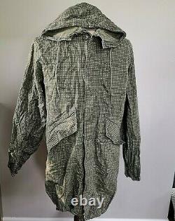 Genuine Military Night Desert Camo Fish Tail Parker With Hood Size Chest 37-41