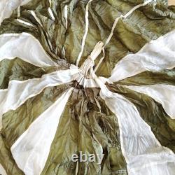 Genuine Military Parachute PPL-08 Yugoslavian Army Surplus Dome 8 m Diameter XL