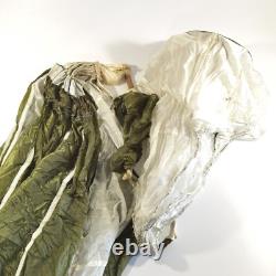 Genuine Military Parachute PPL-08 Yugoslavian Army Surplus Dome 8 m Diameter XL