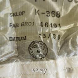 Genuine Military Parachute PPL-08 Yugoslavian Army Surplus Dome 8 m Diameter XL