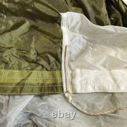 Genuine Military Parachute PPL-08 Yugoslavian Army Surplus Dome 8 m Diameter XL