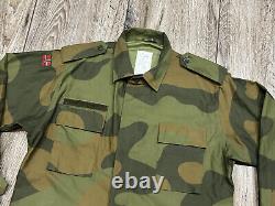 Genuine Norwegian Military Army Norway Jacket M04 / M95 Camo Field Combat 54-56N