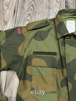 Genuine Norwegian Military Army Norway Jacket M04 / M95 Camo Field Combat 54-56N