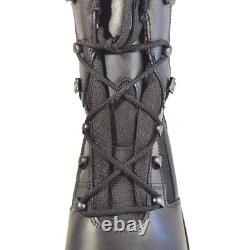 Genuine Serbian Military Boots M18 Black Leather size 43 EU New Army Tactical
