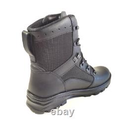 Genuine Serbian Military Boots M18 Black Leather size 43 EU New Army Tactical