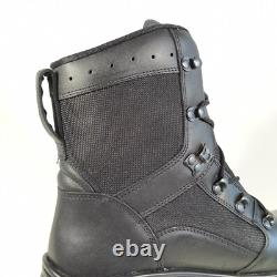 Genuine Serbian Military Boots M18 Black Leather size 43 EU New Army Tactical