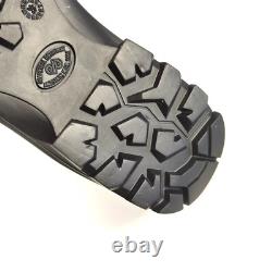 Genuine Serbian Military Boots M18 Black Leather size 43 EU New Army Tactical