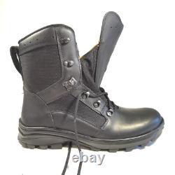 Genuine Serbian Military Boots M18 Black Leather size 43 EU New Army Tactical