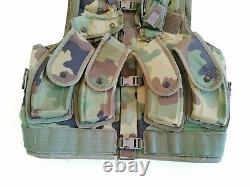 Genuine Serbian Military M99 Tactical Vest Army Combat M 03 Woodland Camo size L