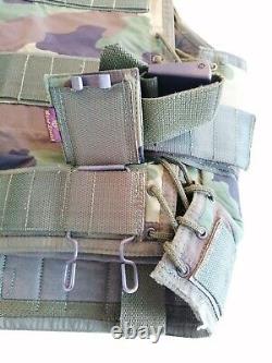Genuine Serbian Military M99 Tactical Vest Army Combat M03 Woodland Camo size XL