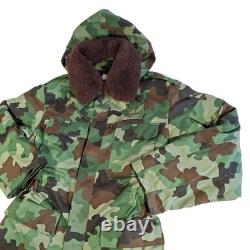 Genuine Serbian Military Winter Jacket M93 Camouflage Oak leaf Army Size 7