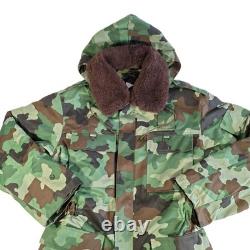 Genuine Serbian Military Winter Jacket M93 Camouflage Oak leaf Army Size 7
