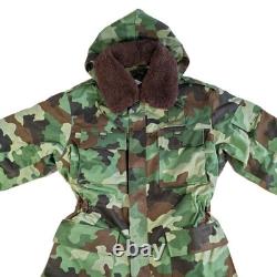Genuine Serbian Military Winter Jacket M93 Camouflage Oak leaf Army Size 7