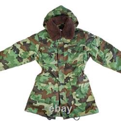 Genuine Serbian Military Winter Jacket M93 Camouflage Oak leaf Army Size 7