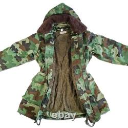 Genuine Serbian Military Winter Jacket M93 Camouflage Oak leaf Army Size 7