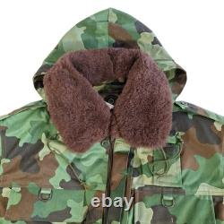 Genuine Serbian Military Winter Jacket M93 Camouflage Oak leaf Army Size 7