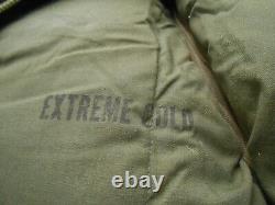 Genuine U. S. Military Extreme Cold Weather Down Sleeping Bag Army