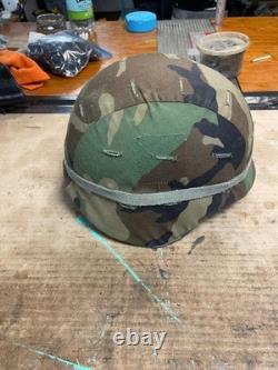 Genuine U. S. Military PASGT Ballistic Helmet Medium Us Army, Surplus, USGI KPOT