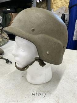 Genuine U. S. Military PASGT Ballistic Helmet Medium Us Army, Surplus, USGI KPOT