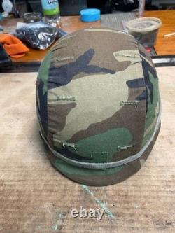 Genuine U. S. Military PASGT Ballistic Helmet Medium Us Army, Surplus, USGI KPOT