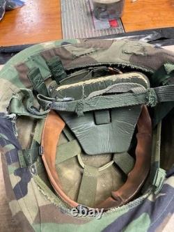 Genuine U. S. Military PASGT Ballistic Helmet Medium Us Army, Surplus, USGI KPOT