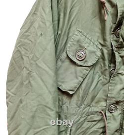 Genuine Vintage 1969 Retro Canadian Army Military ECWC Fur Hood Parka Jacket