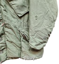 Genuine Vintage 1969 Retro Canadian Army Military ECWC Fur Hood Parka Jacket