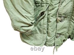 Genuine Vintage 1970 Retro Canadian Army Military ECWC Fur Hood Parka Size 1 #10