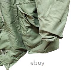 Genuine Vintage 1970 Retro Canadian Army Military ECWC Fur Hood Parka Size 1 #10
