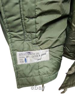 Genuine Vintage 1970 Retro Canadian Army Military ECWC Fur Hood Parka Size 1 #10
